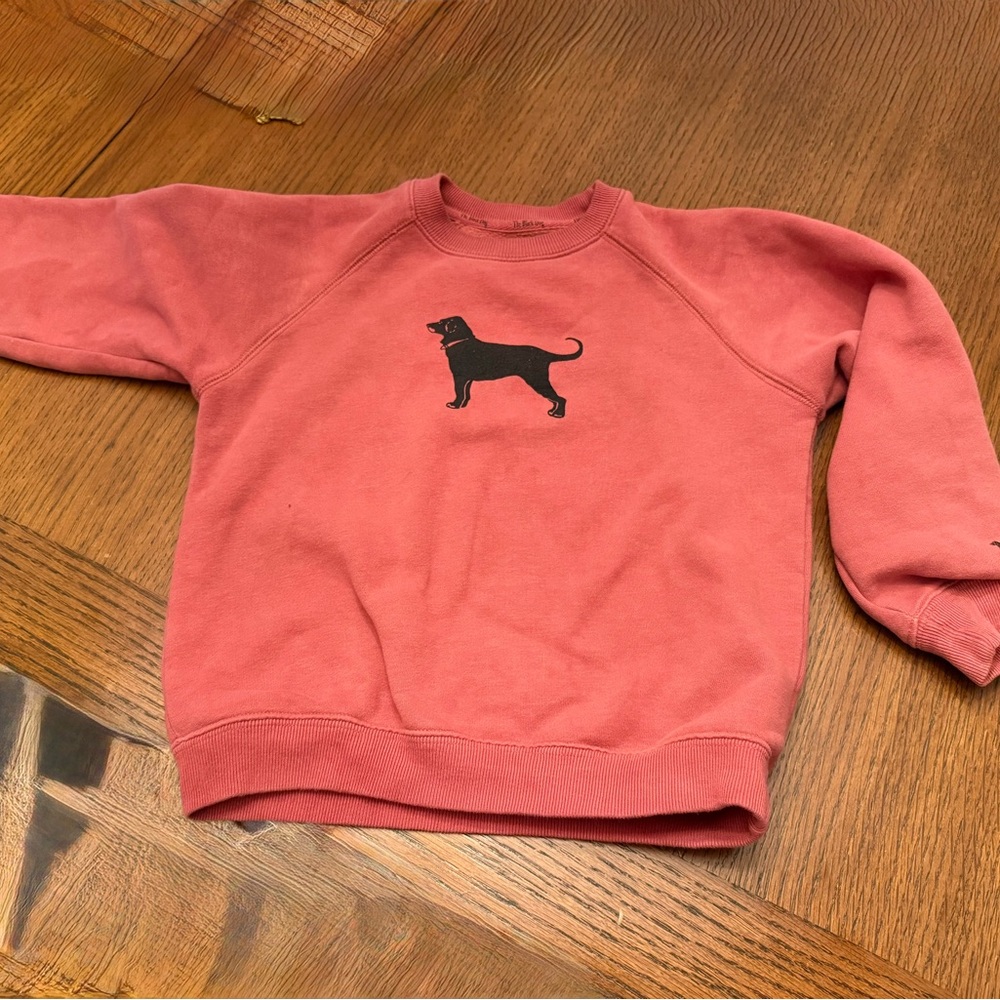 The Black Dog Red Pullover with Black Dog Design - Picture 2 of 3